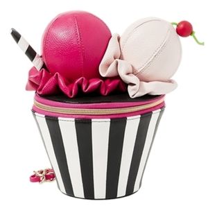 Betsey Johnson Brain Freeze Ice Cream Sundae Wristlet